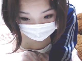 japanese cutie flashes her panties on webcam